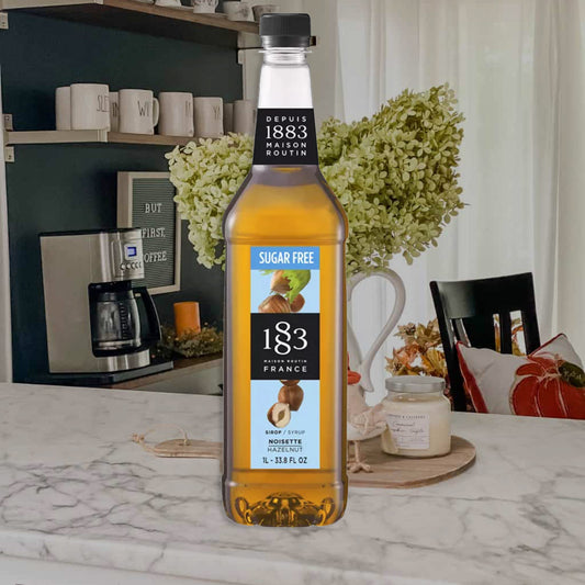 1883 Sugar Free Hazelnut Syrup 1L