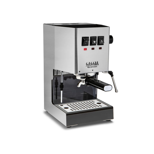 Gaggia Classic Pro E24 Stainless Espresso Machine Brass Boiler