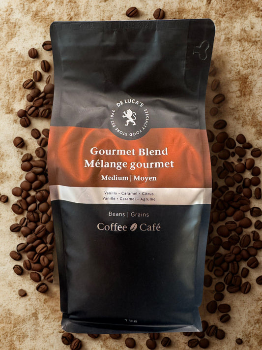 De Luca's Gourmet Blend Medium Roast Whole Bean 1kg