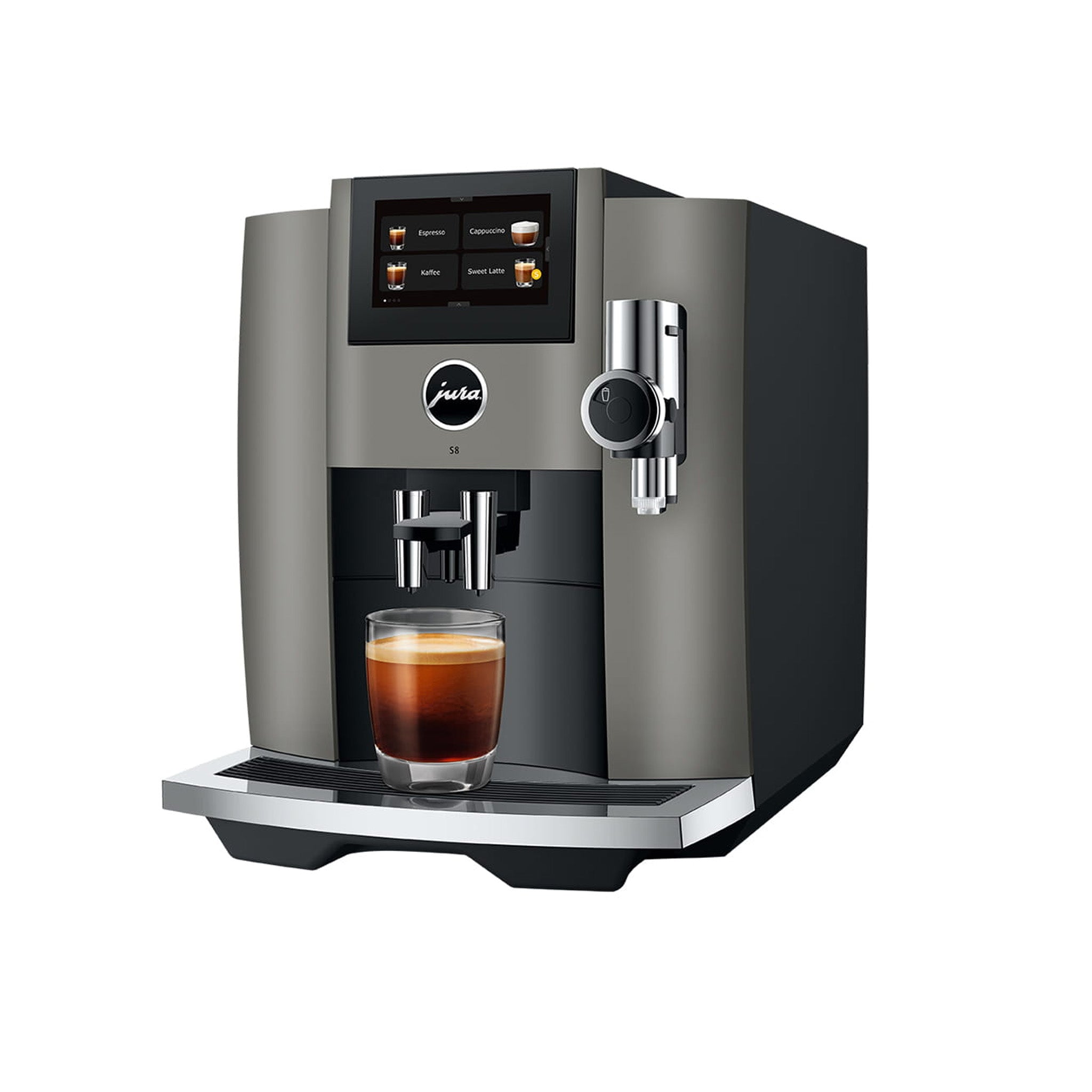 Jura S8 Dark Inox (NAB) 15755 – De Luca's Coffee
