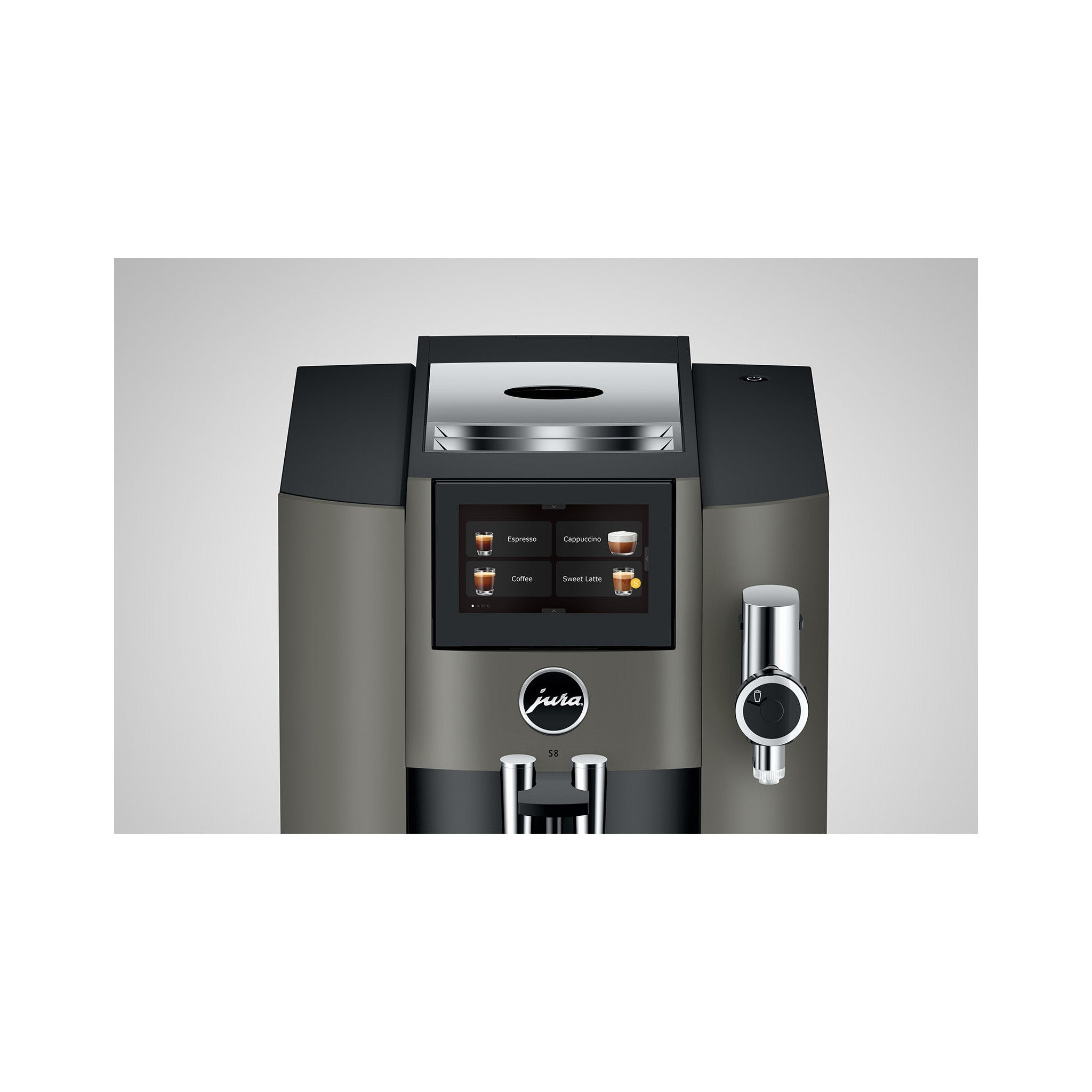 Jura S8 Dark Inox (NAB) 15755 – De Luca's Coffee