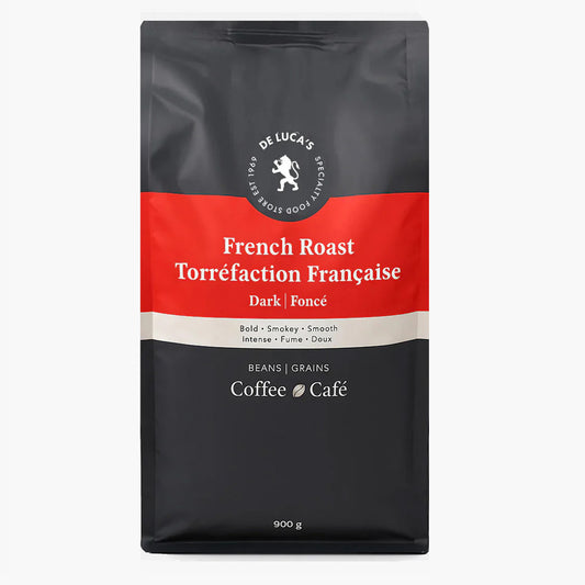 De Luca's French Roast Dark Roast Whole Bean 900g