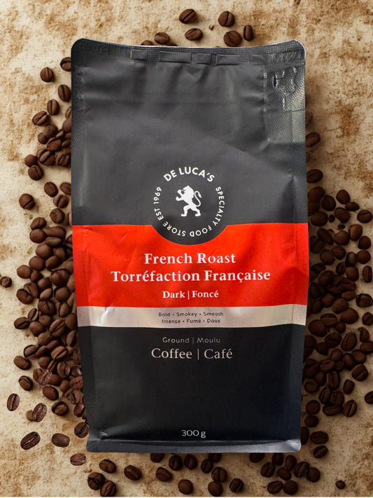 De Luca's French Roast Dark Roast Ground 300g
