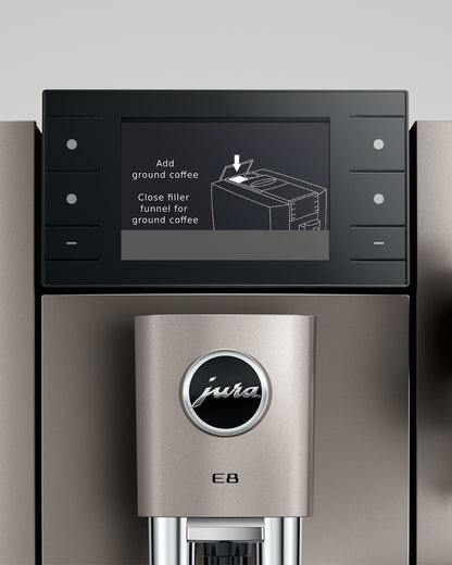 Jura E8 Midnight Silver (NAC) 15722