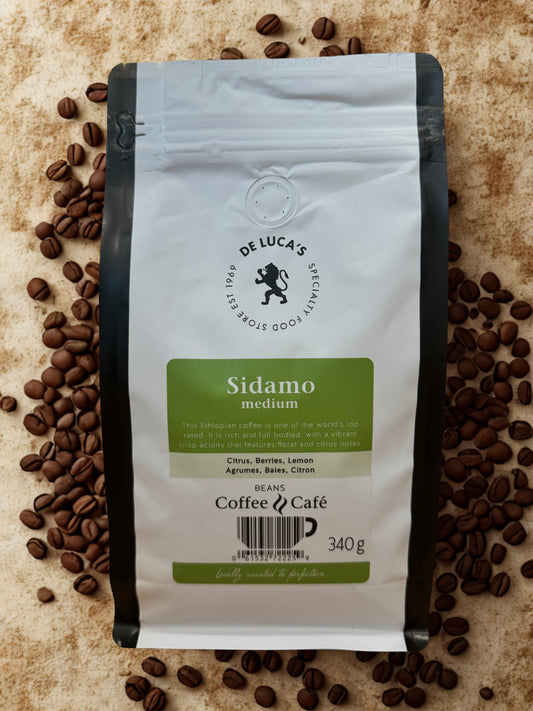 De Luca's Sidamo Medium Roast Whole Bean 340g