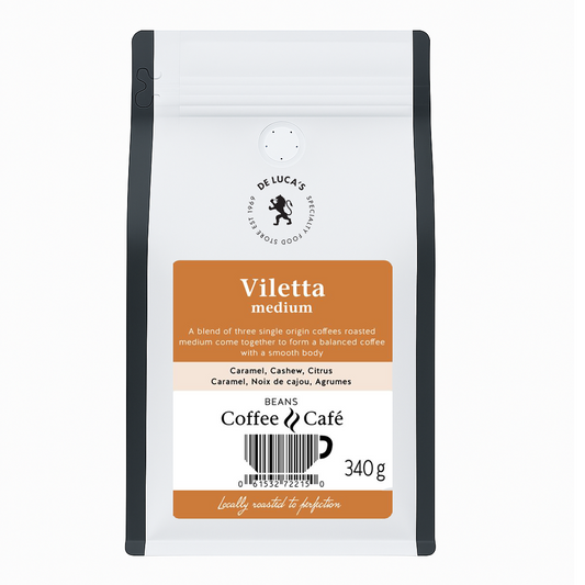 De Luca's Viletta Medium Roast Whole Bean 340g